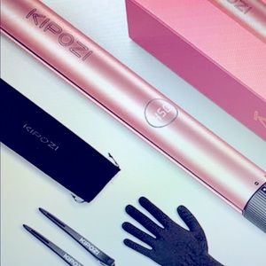 Kipozi 2-in1 Straightener & Curling Iron.